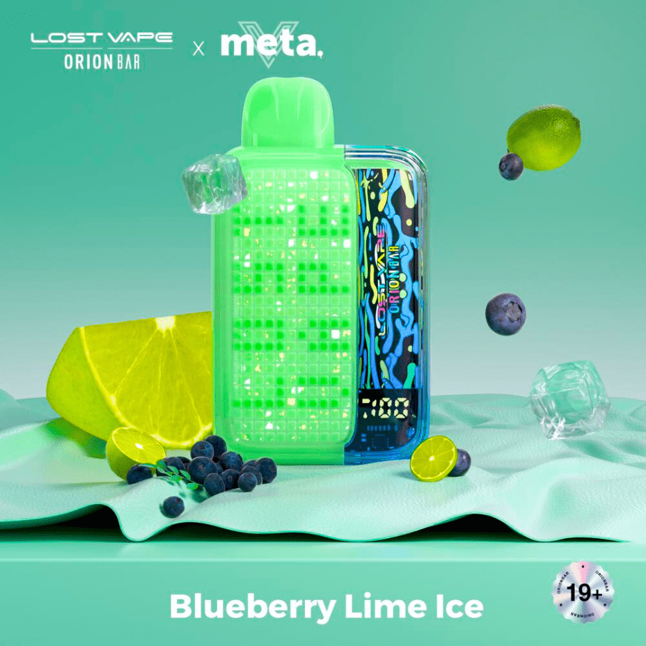Lost Vape Disposables 20mg / 10000 Lost Vape Orion Bar 10000 Disposable Vape - Blueberry Lime Ice