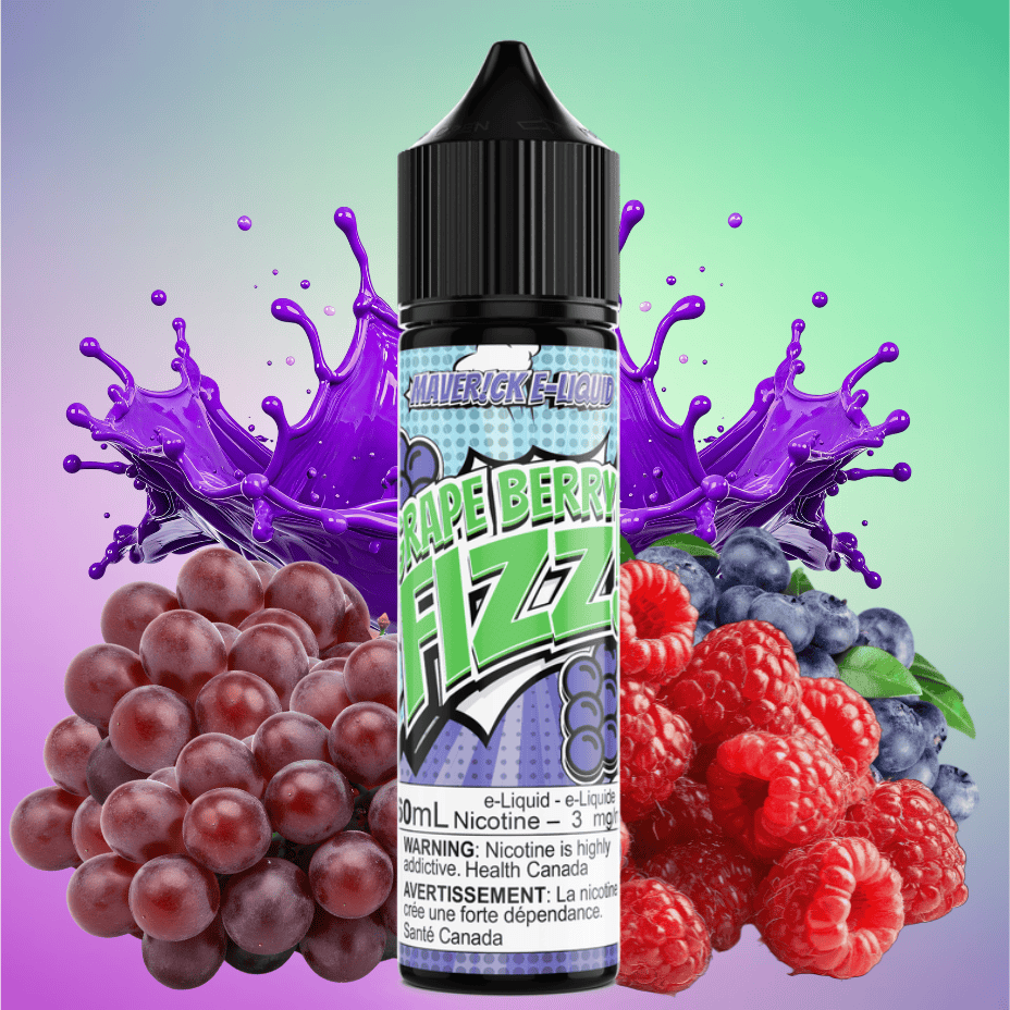 Maverick E-Liquid - Grape Berry Fizz Vape Superstore Yorkton Saskatchewan