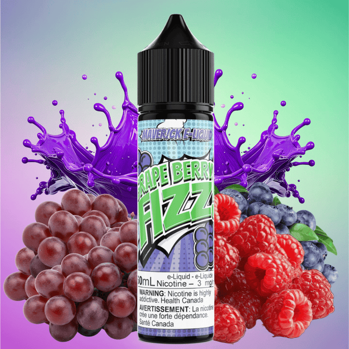 Maverick E-Liquid - Grape Berry Fizz Vape Superstore Yorkton Saskatchewan