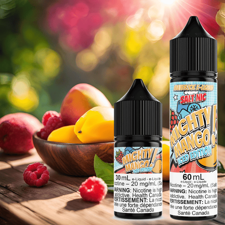 Maverick E-Liquid Salt Nic E-Liquid Mighty Mango Iced Salt by Maverick E-Liquid Mighty Mango Iced Salt by Maverick E-Liquid-Cdn Made E-Liquid