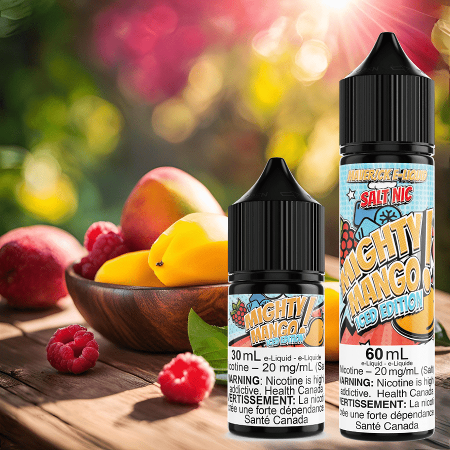 Maverick E-Liquid Salt Nic E-Liquid Mighty Mango Iced Salt by Maverick E-Liquid Mighty Mango Iced Salt by Maverick E-Liquid-Cdn Made E-Liquid