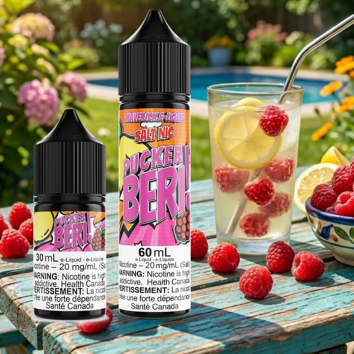 Maverick Salt E-Liquid - Pucker Beri Vape Superstore Yorkton Saskatchewan