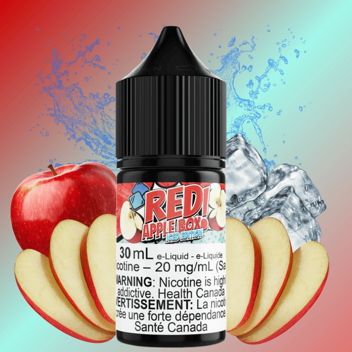 Maverick Salt E-Liquid - Red Apple Box Iced Vape Superstore Yorkton Saskatchewan