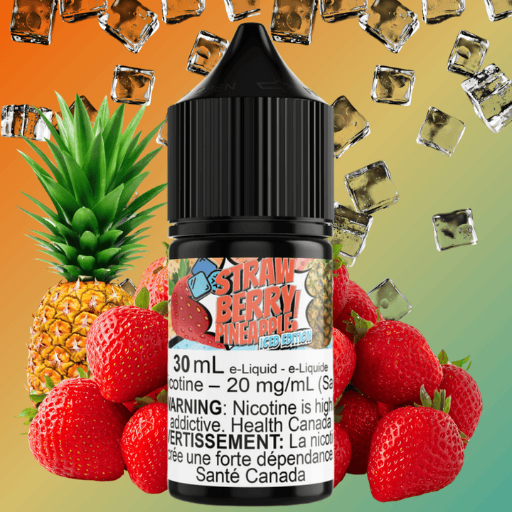 Maverick Salt E-Liquid - Strawberry Pineapple Iced Vape Superstore Yorkton Saskatchewan