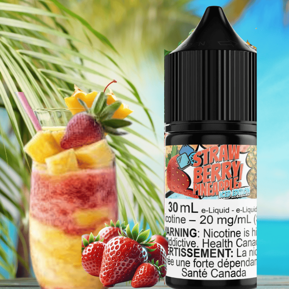 Maverick Salt E-Liquid - Strawberry Pineapple Iced Vape Superstore Yorkton Saskatchewan