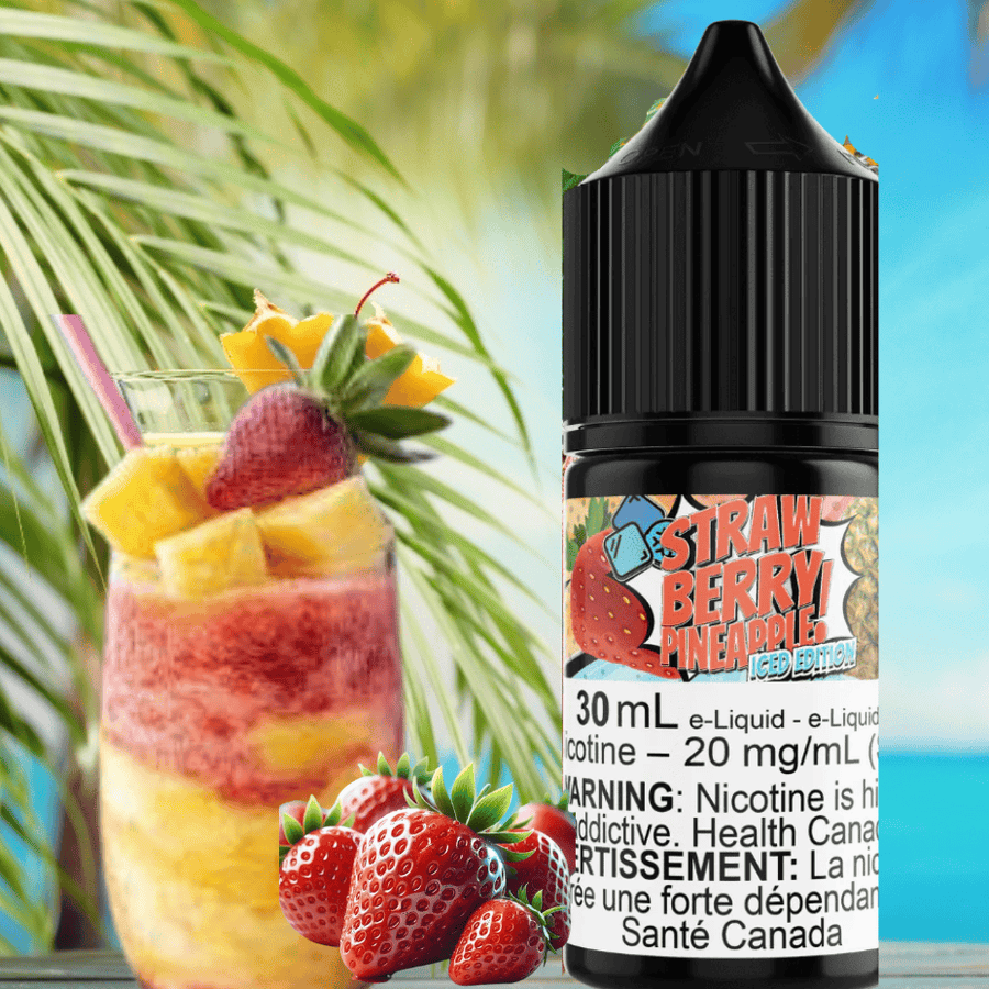 Maverick Salt E-Liquid - Strawberry Pineapple Iced Vape Superstore Yorkton Saskatchewan