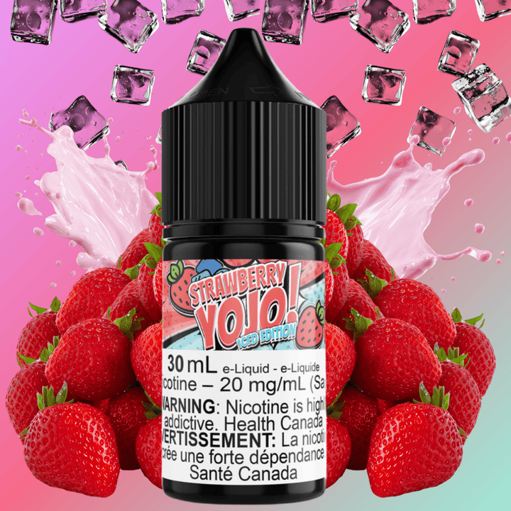 Maverick Salt E-Liquid - Strawberry Yojo Ice 30ml Vape Superstore Yorkton Saskatchewan