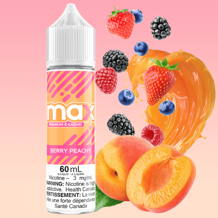 Max E-Liquid - Berry Peachy 3mg Vape Superstore Yorkton Saskatchewan