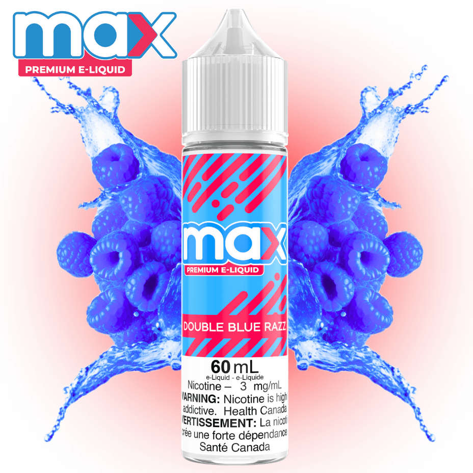 Max E-Liquid - Double Blue Razz 3mg Vape Superstore Yorkton Saskatchewan