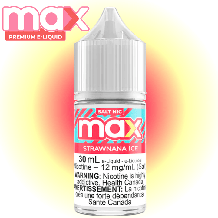 Max E-Liquid Salt Nic E-Liquid 30mL / 12mg Max E-Liquid - Strawnana Ice Max E-Liquid - Strawnana Ice at Yorkton Vape SuperStore, SK
