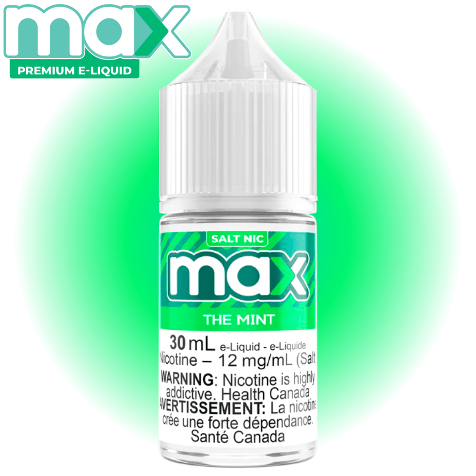 Max E-Liquid Salt Nic E-Liquid 30mL / 12mg Max E-Liquid - The Mint Salt Max e-Liquid - The Mint Salt at Yorkton Vape Superstore SK