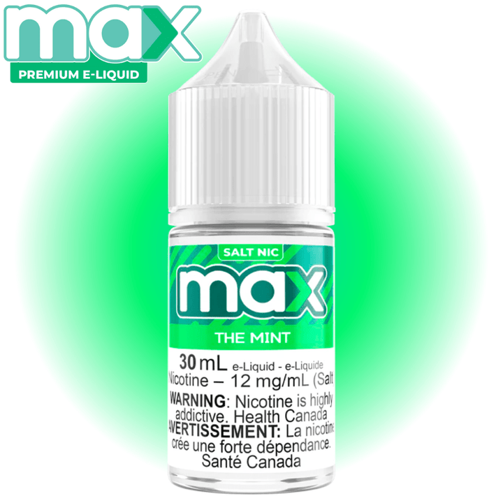 Max E-Liquid Salt Nic E-Liquid 30mL / 12mg Max E-Liquid - The Mint Salt Max e-Liquid - The Mint Salt at Yorkton Vape Superstore SK