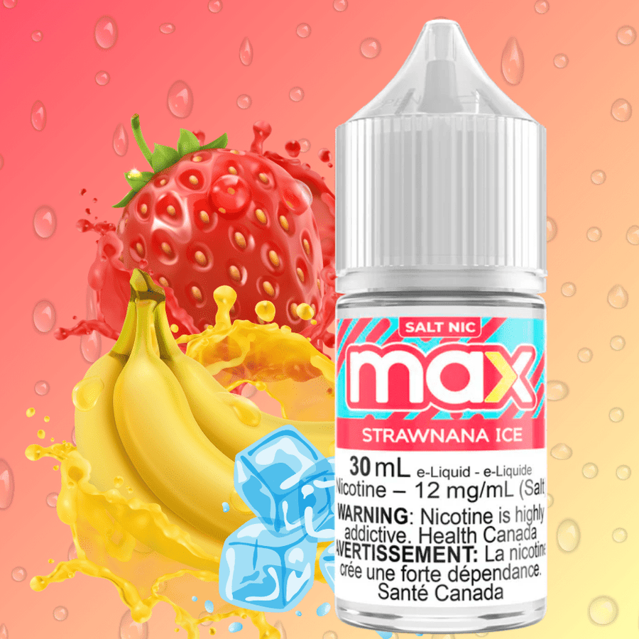 Max E-Liquid Salt Nic E-Liquid Max E-Liquid - Strawnana Ice Max E-Liquid - Strawnana Ice at Yorkton Vape SuperStore, SK