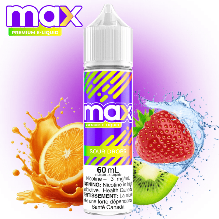 Max E-Liquid - Sour Drops Vape Superstore Yorkton Saskatchewan