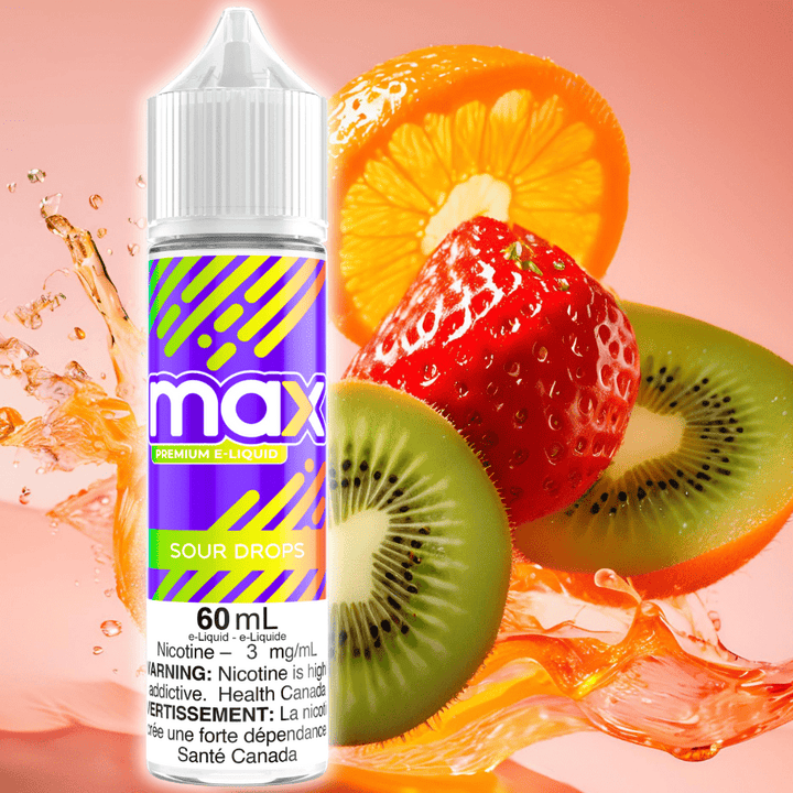 Max E-Liquid - Sour Drops Vape Superstore Yorkton Saskatchewan