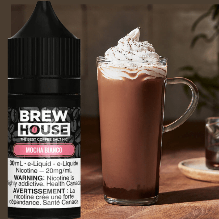 Brew House Salt E-Liquid - Mocha Bianco In Saskatchewan - Yorkton Vape  SuperStore-Vapexcape