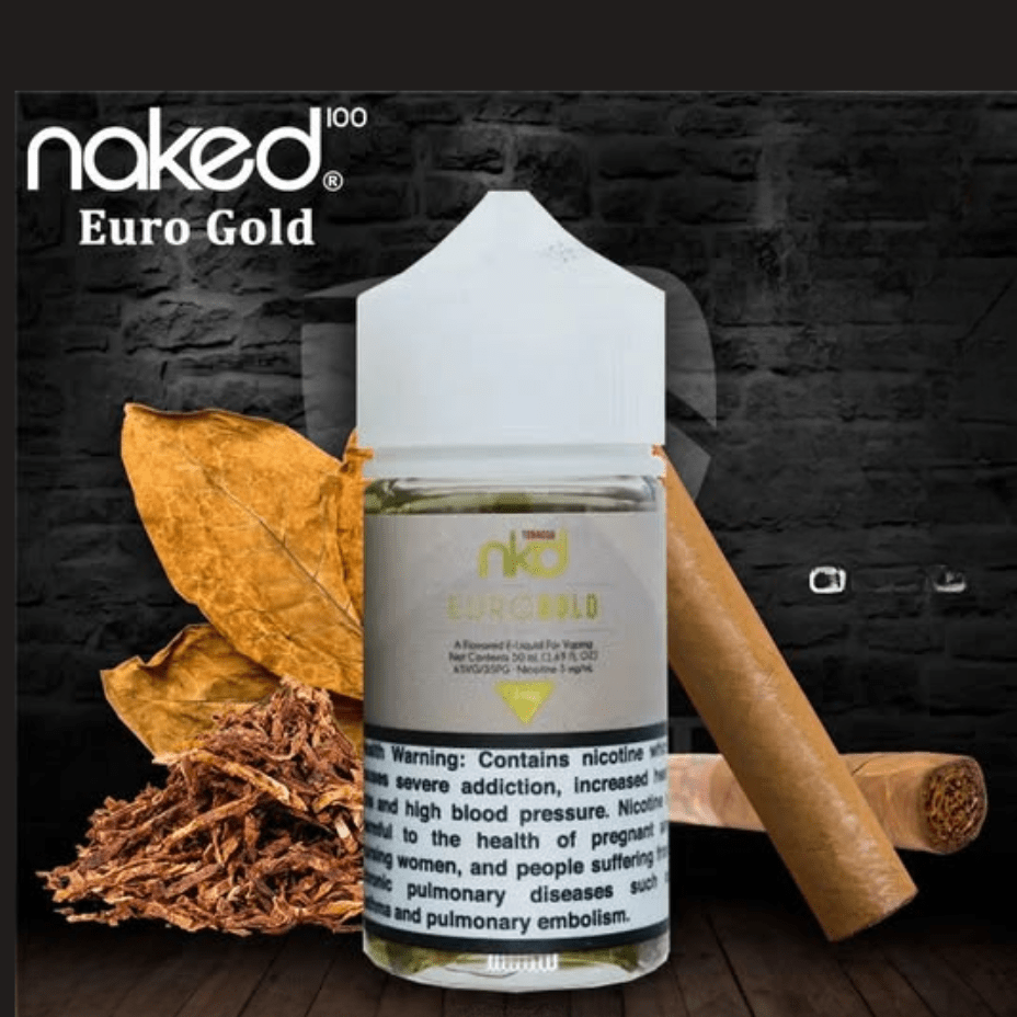 Naked 100 Euro Gold Salt-30ml 12mg Vape Superstore Yorkton Saskatchewan