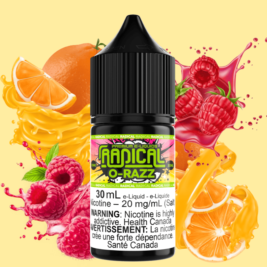 O-Razz Salt Nic by Radical E-liquid 30mL / 12mg Vape Superstore Yorkton Saskatchewan