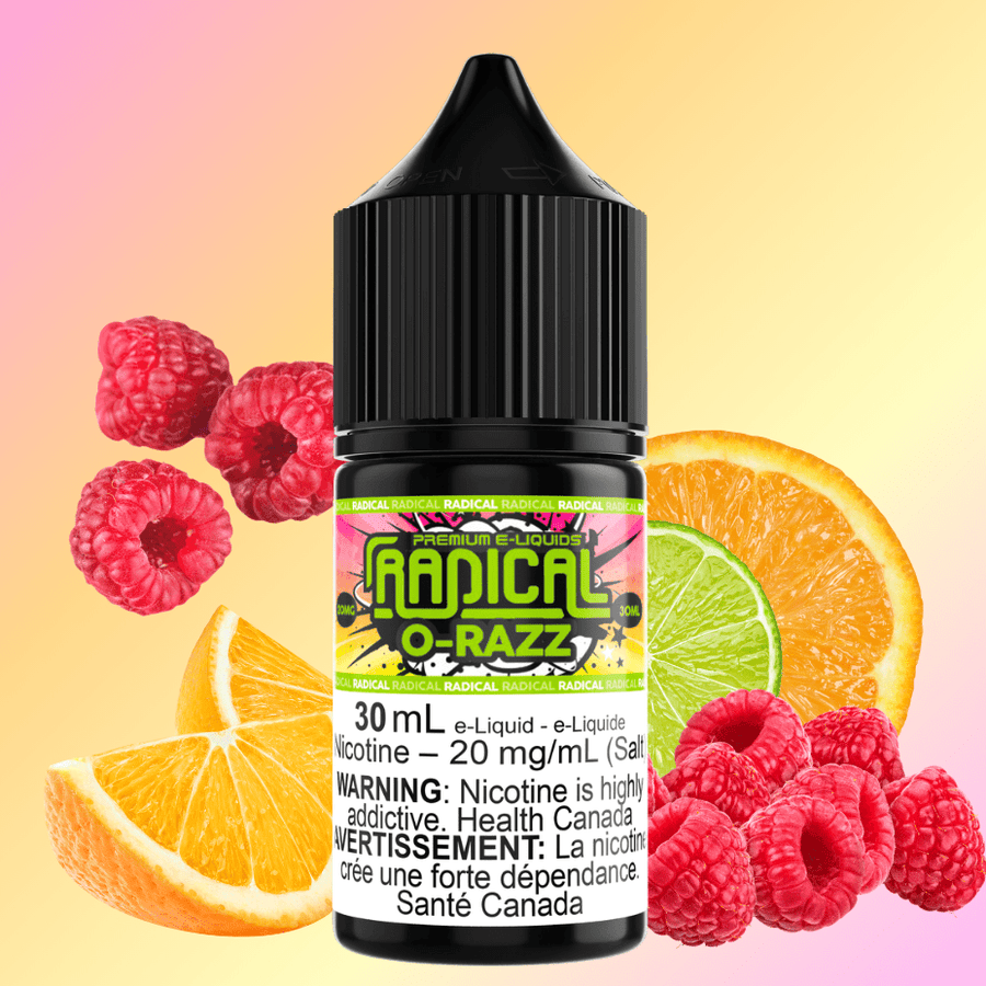 O-Razz Salt Nic by Radical E-liquid 30mL / 20mg Vape Superstore Yorkton Saskatchewan