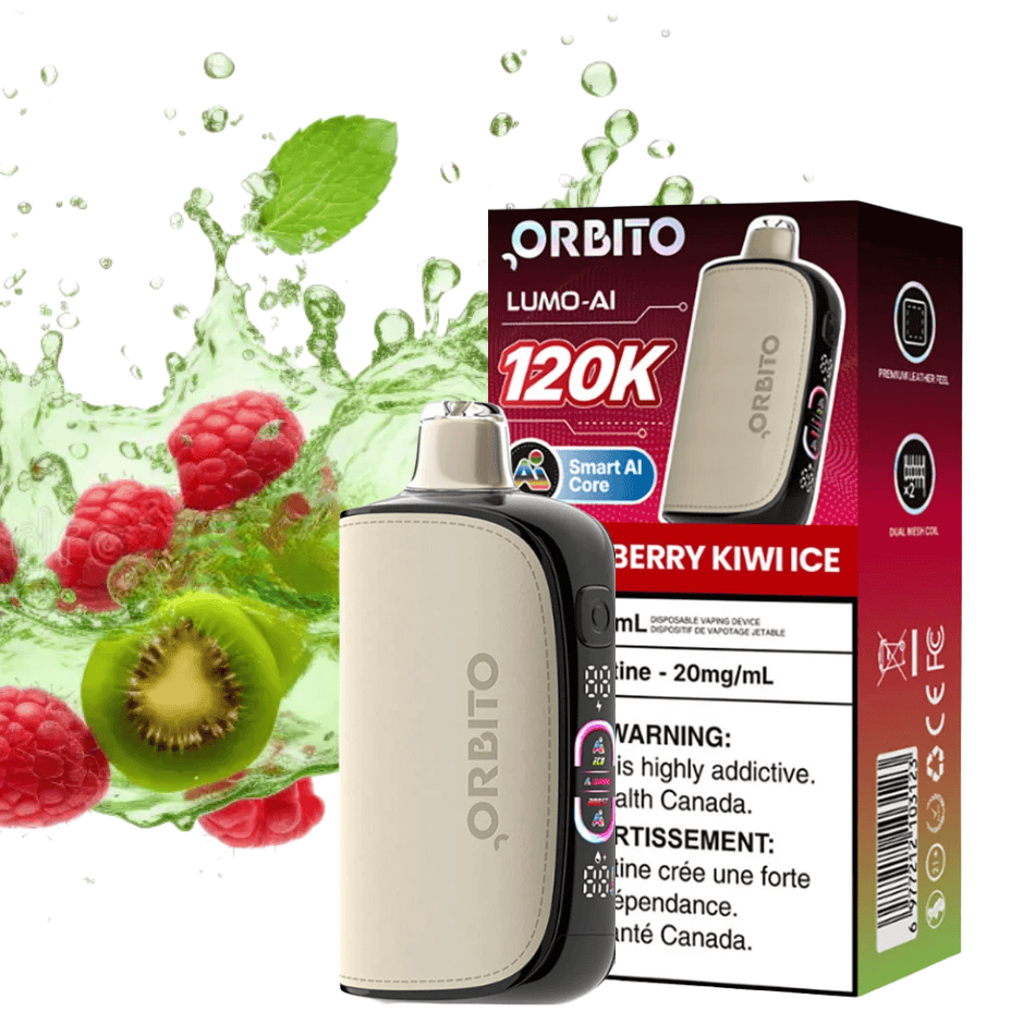 Orbito Lumo-AI 120K Disposable Vape-Strawberry Kiwi Ice 120000 / 20mg Vape Superstore Yorkton Saskatchewan