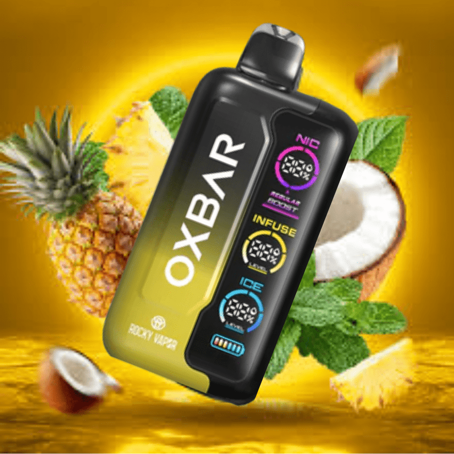 Oxbar Disposable Vape 45000 Puffs / 20mg Oxbar Tri-Fusion 45k Disposable Vape-Pineapple Coconut Ice Oxbar Tri-Fusion 45k Disposable Vape-Pineapple Coconut Ice