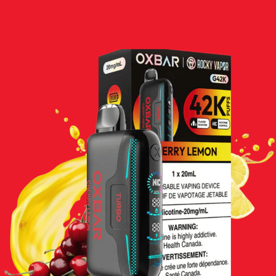 Oxbar G42k Disposable Vape-Cherry Lemon Vape Superstore Yorkton Saskatchewan