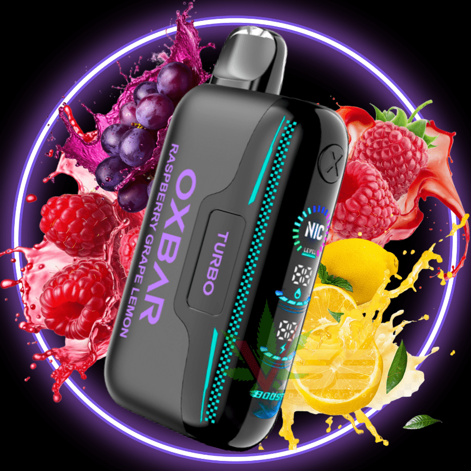 Oxbar G42k Disposable Vape-Raspberry Grape Lemon 20mg / 42000 Vape Superstore Yorkton Saskatchewan