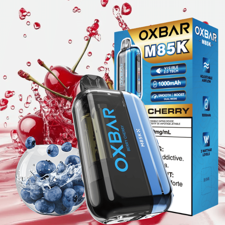 Oxbar M85K Disposable Vape - Berry Cherry 20mg / 85000 Puffs Vape Superstore Yorkton Saskatchewan