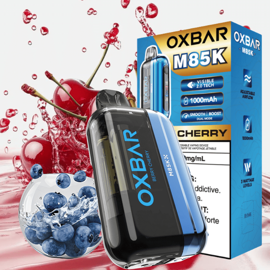 Oxbar M85K Disposable Vape - Berry Cherry 20mg / 85000 Puffs Vape Superstore Yorkton Saskatchewan