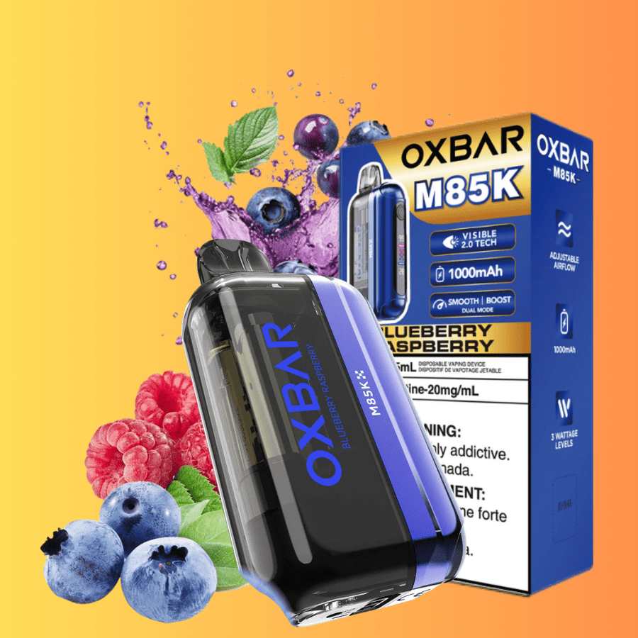 Oxbar M85K Disposable Vape - Blueberry Raspberry Vape Superstore Yorkton Saskatchewan