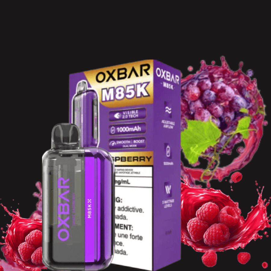 Oxbar M85K Disposable Vape - Grape Raspberry Vape Superstore Yorkton Saskatchewan