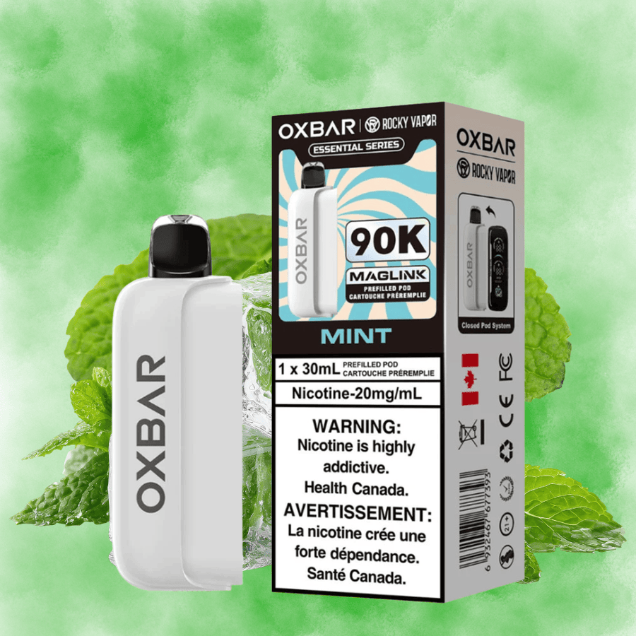 Oxbar Maglink 90K Prefilled Pod - Mint 30mL / 90000 Puffs / 20mg Vape Superstore Yorkton Saskatchewan