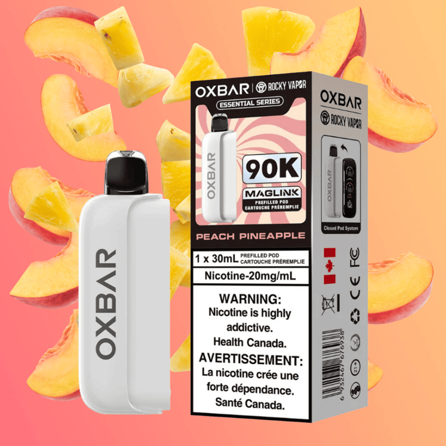 Oxbar Maglink 90K Prefilled Pod - Peach Pineapple 30mL / 90000 Puffs / 20mg Vape Superstore Yorkton Saskatchewan