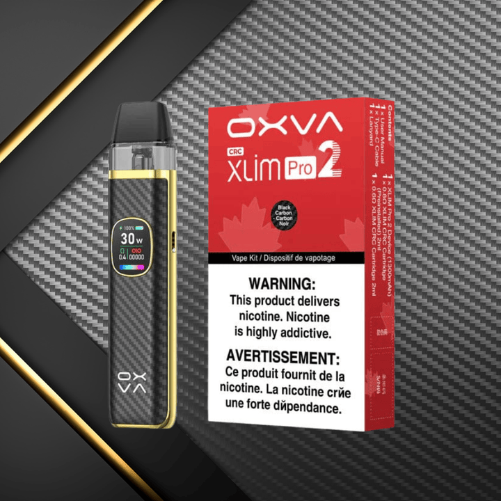 OXVA Xlim Pro 2 Pod Kit-1300mAh Black Leather Vape Superstore Yorkton Saskatchewan