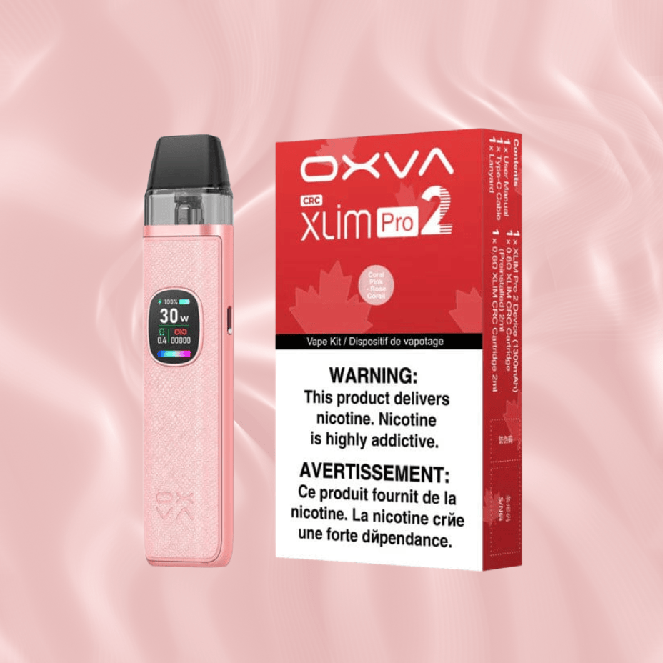 OXVA Xlim Pro 2 Pod Kit-1300mAh Pink Silk Vape Superstore Yorkton Saskatchewan