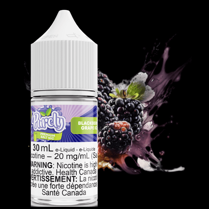 Purely E-Liquid Salt Nic E-Liquid 30ml / 12mg Blackberry Grape Ice Salt Nic by Purely E-Liquid Blackberry Grape Ice Salt Nic by Purely E-Liquid-Yorkton Vape Store 