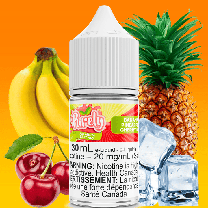 Purely E-Liquid Salt Nic E-Liquid Banana Pineapple Cherry Ice Salt Nic by Purely E-Liquid-Yorkton Vape