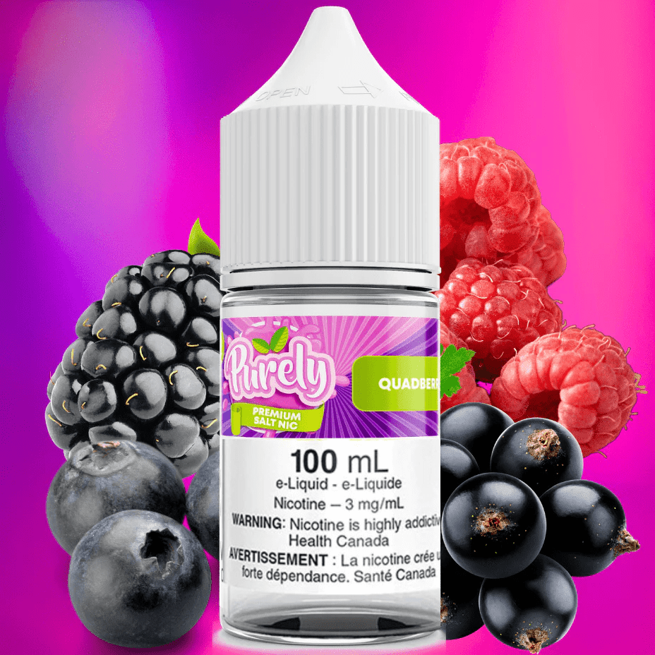 Quadberry by Purely E-liquid-100ml 100ml / 3mg Vape Superstore Yorkton Saskatchewan