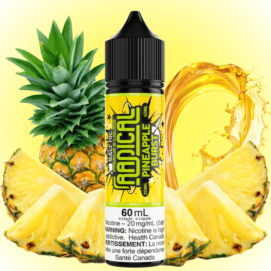 Radical 60ml Salt-Pineapple Burst 60ml / 20mg Vape Superstore Yorkton Saskatchewan