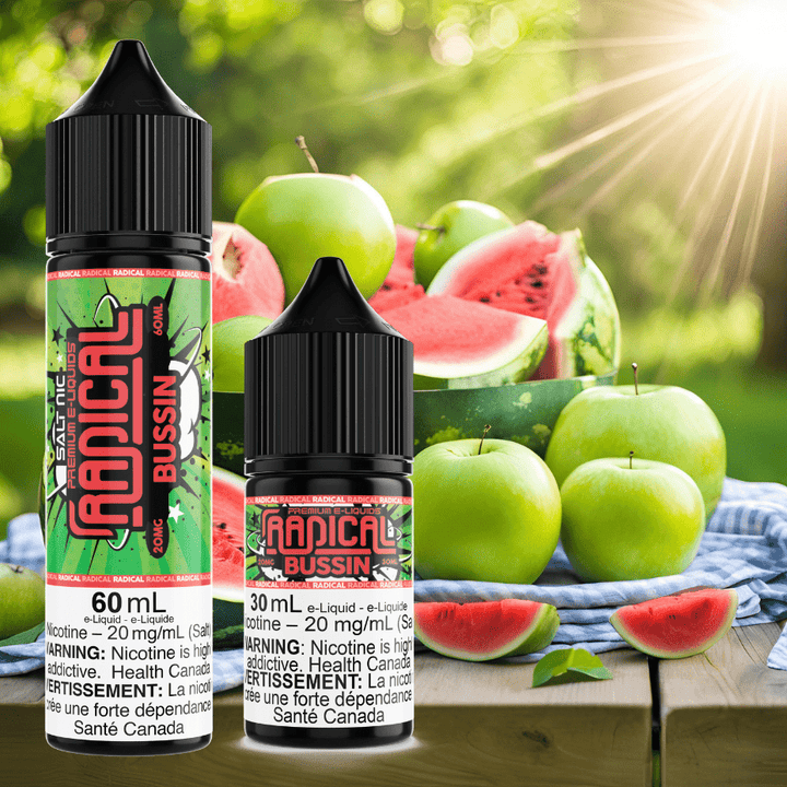 Radical E-Liquid Salt Nic E-Liquid Bussin Salt by Radical E-liquid-60mL Bussin Salt by Radical E-liquid-60mL in Yorkton Saskatchewan