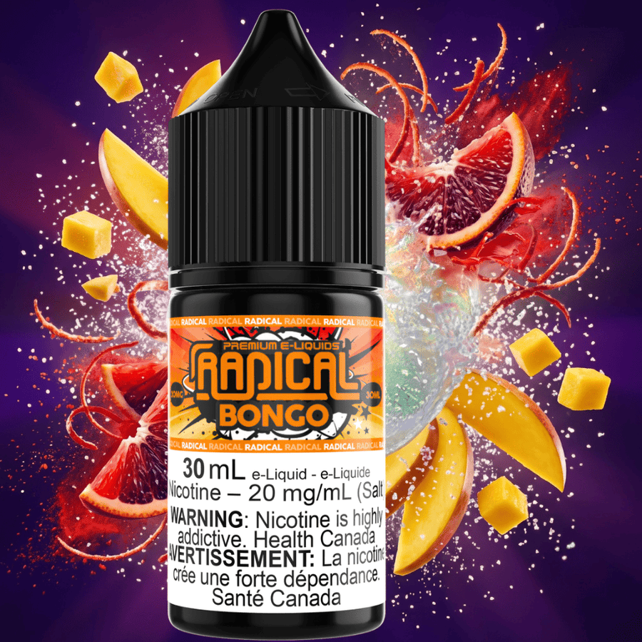 Radical Salt E-Liquid - Bongo 30mL / 12mg Vape Superstore Yorkton Saskatchewan
