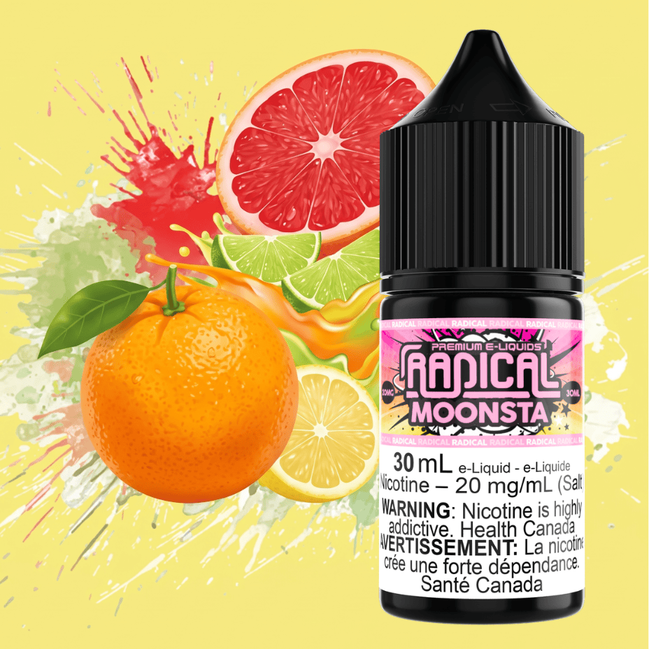 Radical Salt E-Liquid - Moonsta Vape Superstore Yorkton Saskatchewan