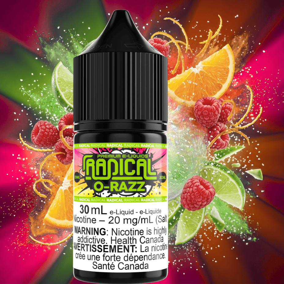 Radical Salt E-Liquid - O-Razz 30mL / 12mg Vape Superstore Yorkton Saskatchewan