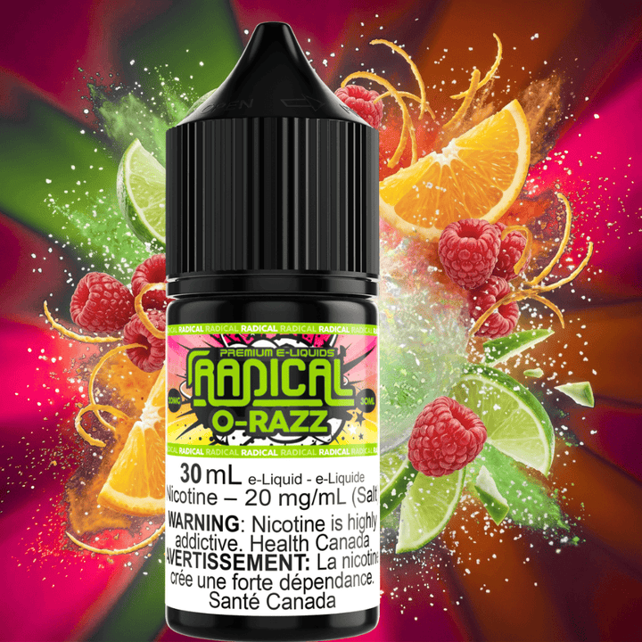 Radical Salt E-Liquid - O-Razz 30mL / 12mg Vape Superstore Yorkton Saskatchewan
