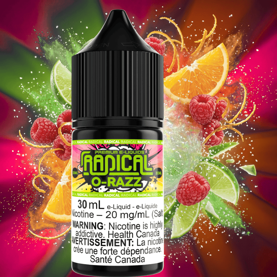 Radical Salt E-Liquid - O-Razz 30mL / 12mg Vape Superstore Yorkton Saskatchewan