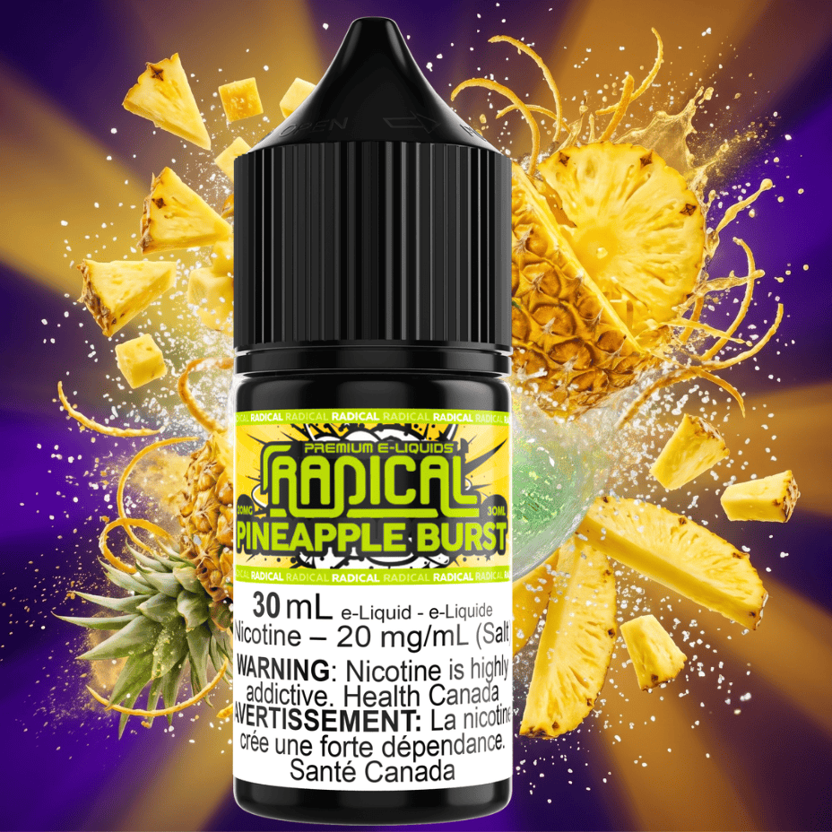 Radical Salt E-Liquid - Pineapple Burst 30mL / 12mg Vape Superstore Yorkton Saskatchewan