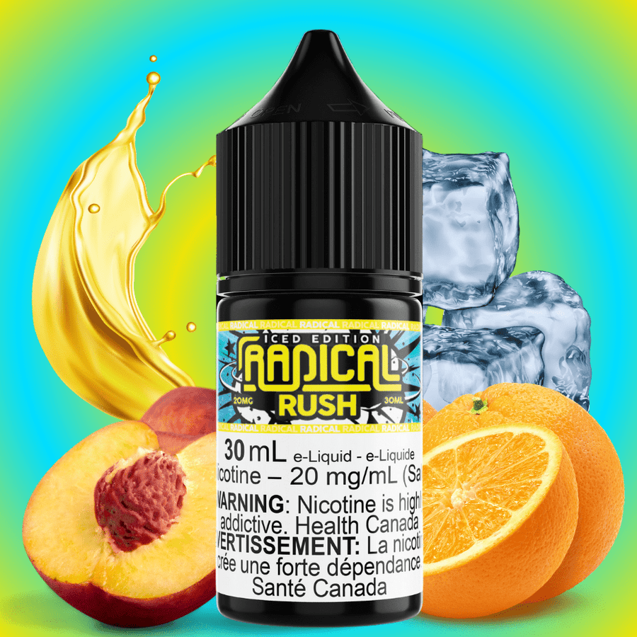Radical Salt E-Liquid - Rush Ice 30ml / 12mg Vape Superstore Yorkton Saskatchewan