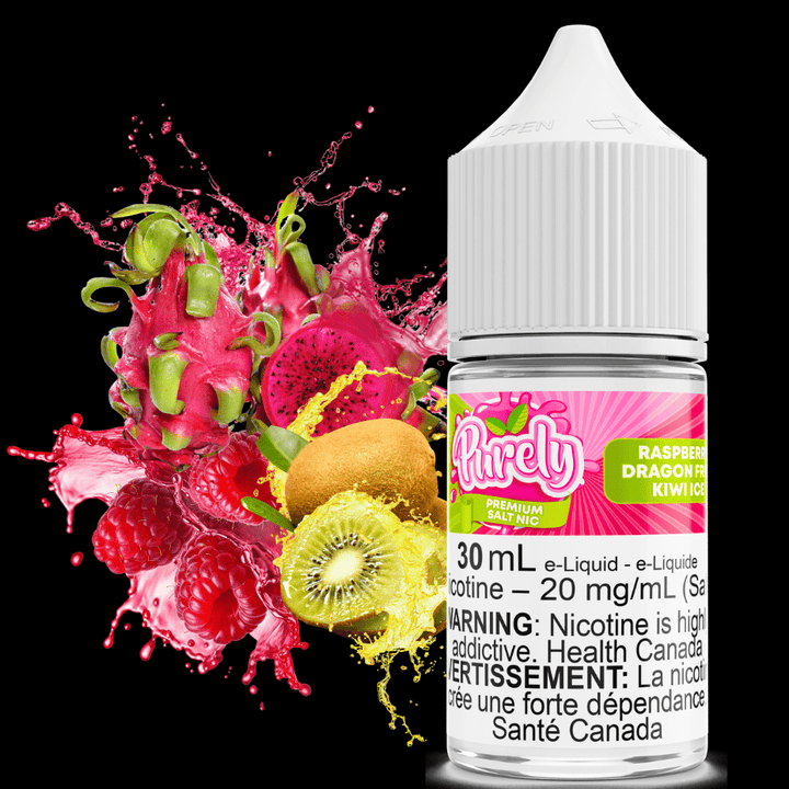 Raspberry Dragon Fruit Kiwi Ice Salt Nic by Purely E-Liquid 30ml / 12mg Vape Superstore Yorkton Saskatchewan