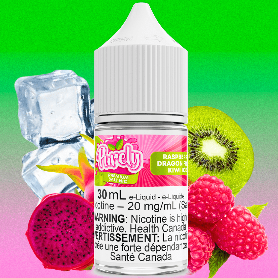 Raspberry Dragon Fruit Kiwi Ice Salt Nic by Purely E-Liquid Vape Superstore Yorkton Saskatchewan