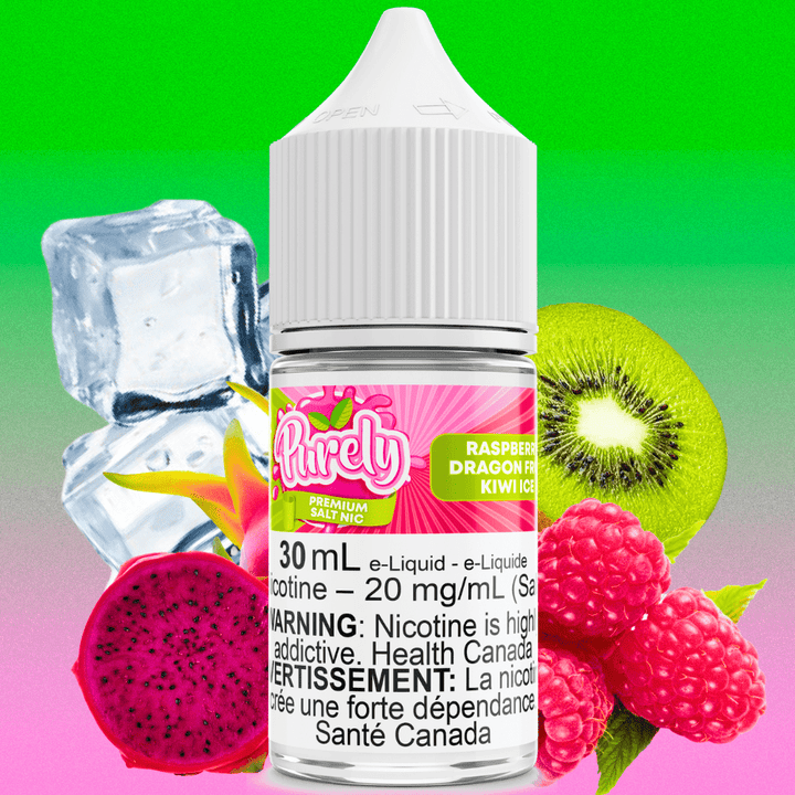 Raspberry Dragon Fruit Kiwi Ice Salt Nic by Purely E-Liquid Vape Superstore Yorkton Saskatchewan